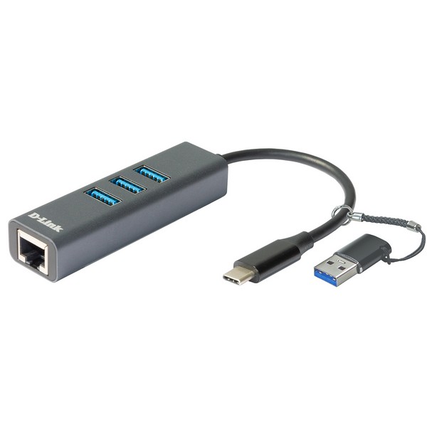 USB-Хаб D-link DUB-2332 черный